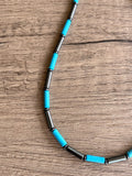 Mens Surfer Necklace Turquoise Beaded Necklace Mens Gifts - Wyatt