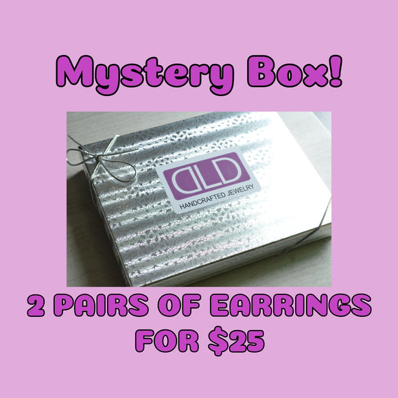 Mystery Box - 2 Pairs of Earrings - No Coupon Codes - See Description For Details