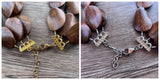 Shiny Gold Choker Acrylic Beaded Short Lucite Statement Necklace - Betty