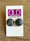 Big Acrylic Large Lucite Stud Posts Earrings Jewelry Set - Jackie