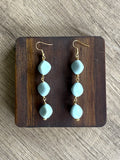 Lucite Dangle Acrylic Statement Earrings Matching Jewelry Set - Julianna