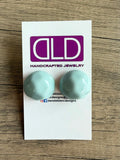 Big Acrylic Large Lucite Stud Posts Earrings Jewelry Set - Jackie
