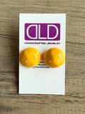 Big Acrylic Large Lucite Stud Posts Earrings Jewelry Set - Jackie