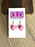Lucite Dangle Acrylic Statement Earrings Matching Jewelry Set - Julianna