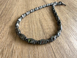 Mens Gray Hematite Gemstone Beaded Necklace | Dylan | DLD Jewelry