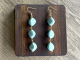 Lucite Dangle Acrylic Statement Earrings Matching Jewelry Set - Julianna