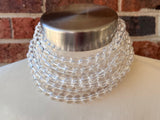 Clear Acrylic Choker Beaded Lucite Chunky Multi Strand Statement Necklace - Alana