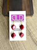 Lucite Dangle Acrylic Statement Earrings Matching Jewelry Set - Julianna