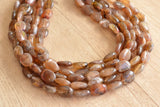 Brown Lucite Acrylic Beaded Multi Strand Chunky Statement Necklace - Lauren