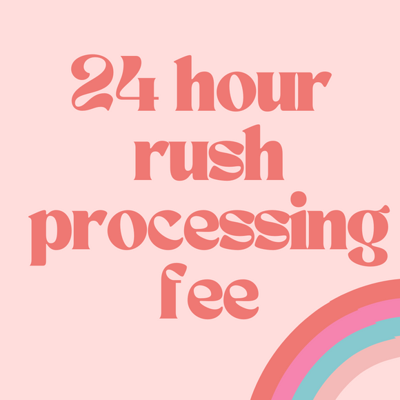 Dana LeBlanc Designs 24 Hour Rush Processing Fee