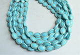 Blue Gold Acrylic Bead Chunky Multi Strand Statement Necklace - Ava
