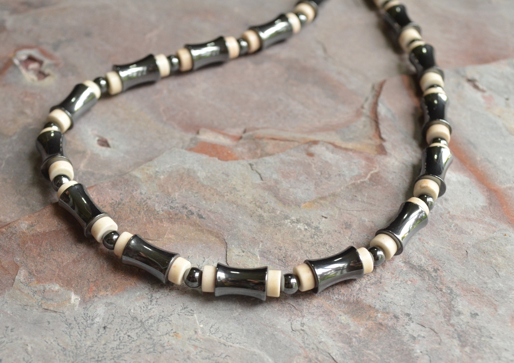 Buy WESTMIAJW Mens Magnetic Hematite Onyx Tiger Eye Beads Beaded Necklace  Chain Healing Jewelry 50/60/65/70cm Online at desertcartINDIA