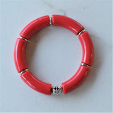 Christmas Bead Lucite Bracelet Halloween Jewelry Stretch Womens Bracelet