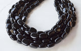 Black Beaded Lucite Big Chunky Multi Strand Statement Necklace - Lauren