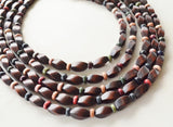 Brown Multi Color Wood Statement Multi Strand Beaded Chunky Necklace - Sabrina