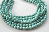 Turquoise Green Acrylic Lucite Bead Chunky Multi Strand Statement Necklace - Alana