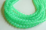 Green Acrylic Lucite Bead Chunky Multi Strand Statement Necklace - Alana