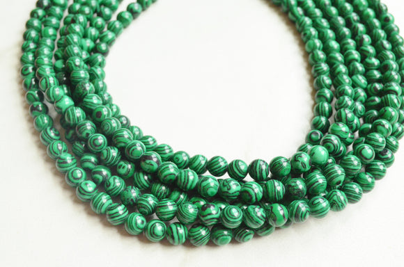 Buy Reiki Crystal Products Natural Malachite 6 mm Round 108 Bead Mala /  Necklace Crystal Stone Mala for Unisex Online at Best Prices in India -  JioMart.