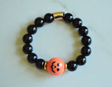 Halloween Bead Lucite Bracelet Halloween Jewelry Stretch Womens Bracelet