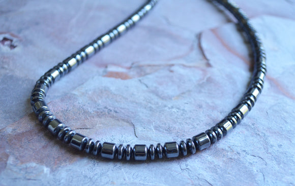 Black Magnetic Hematite Energy Necklace – Beads-N-Style