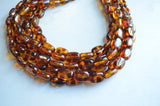 Tortoise Shell Lucite Acrylic Beaded Chunky Multi Strand Statement Necklace - Lauren