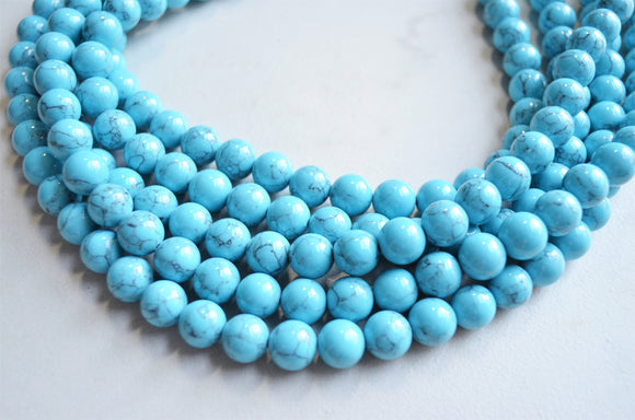 Chunky turquoise statement necklace online