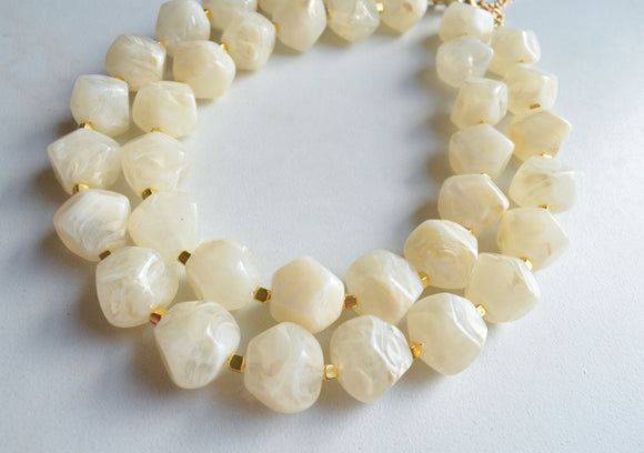 Lucite statement deals necklaces