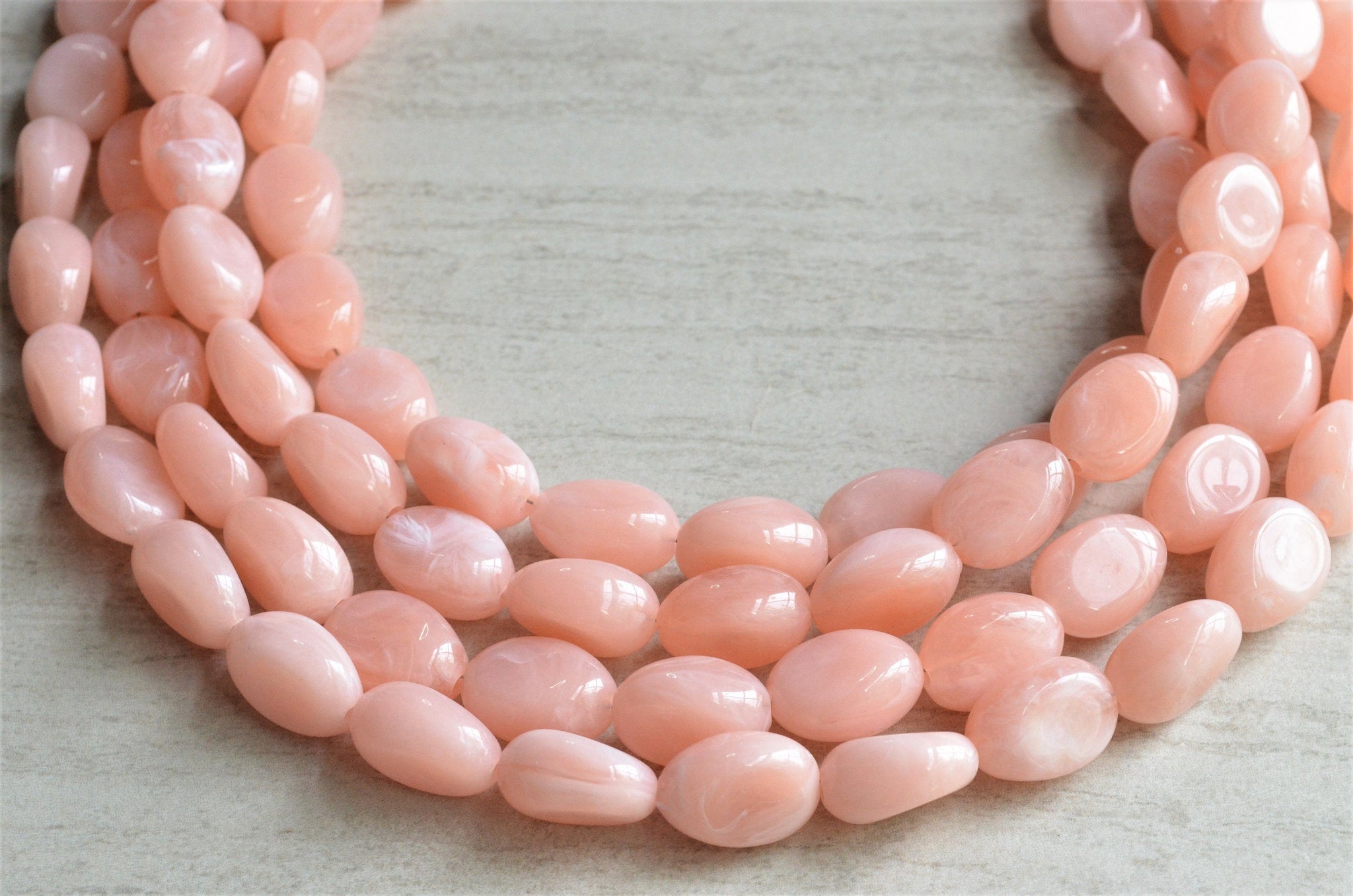 Southern Living Pearl Beaded Pink Flower Frontal Short Multi-Strand Statement  Necklace | Dillard's