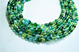 Shamrock St Patricks Day Crystal Clover Bead Statement Necklace
