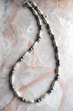 Silver Beaded Bracelet, Mens Hematite Bracelet, Mens Jewelry - Lazlo